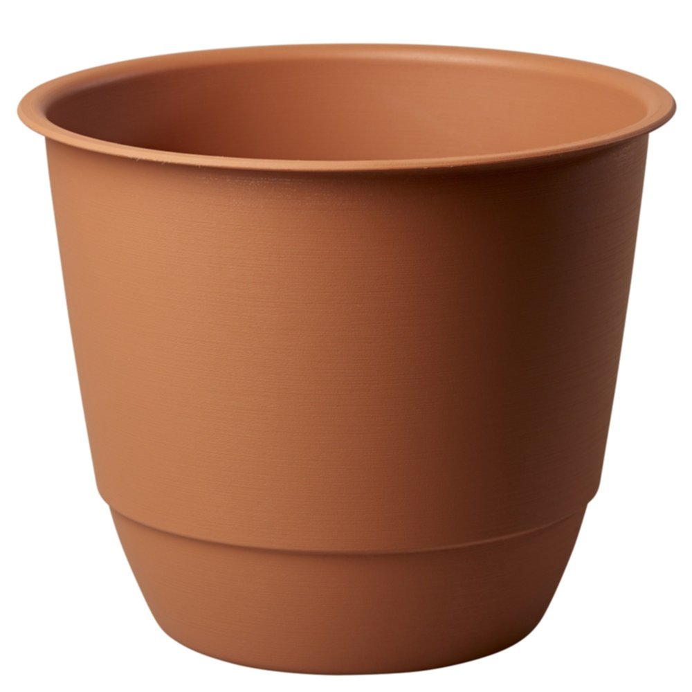 Pot de fleurs Joy 30 terre de sienne recyclé Ø29cm 10,2L - POETIC