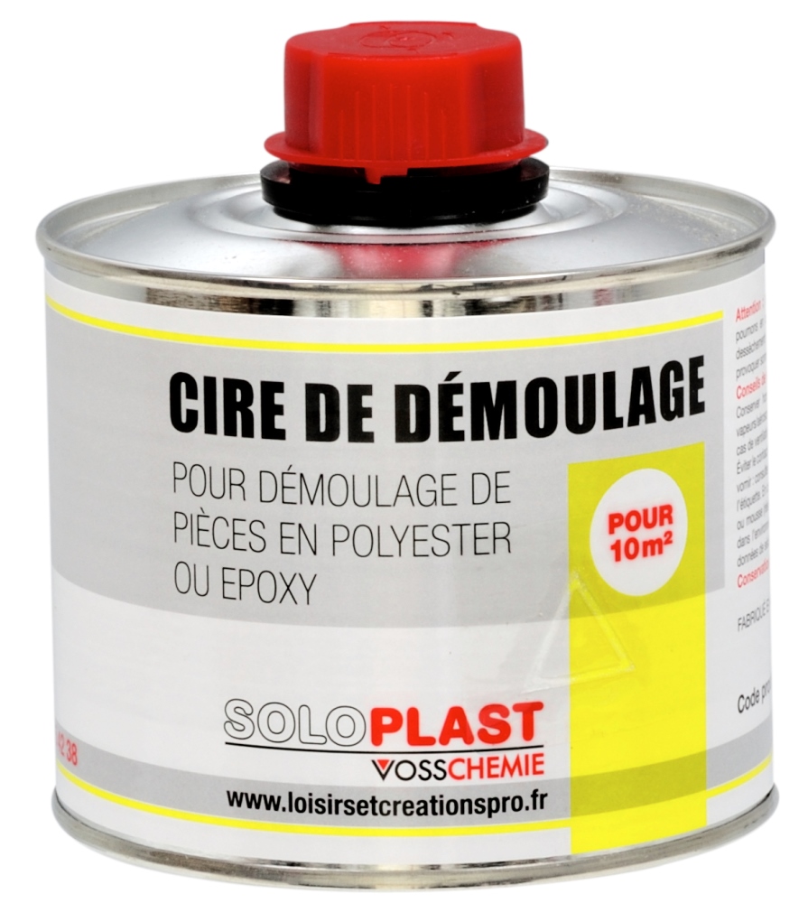 Cire de démoulage pièces polyester ou epoxy 500 mL - SOLOPLAST