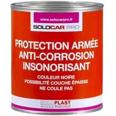 Protection anti - corrosion insonorisant noir 1L - SOLOCAR