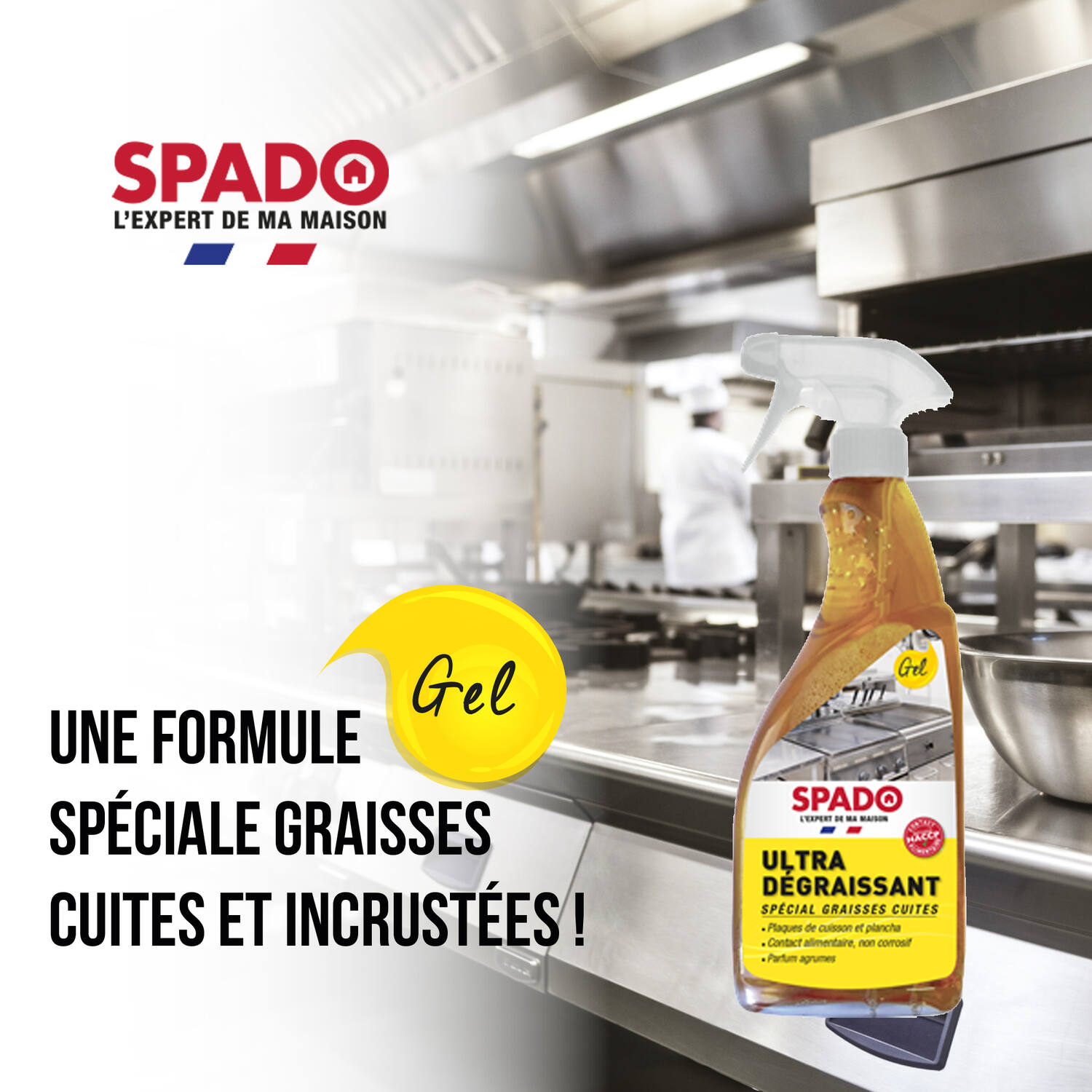 Ultra dégraissant gel 750 mL - SPADO
