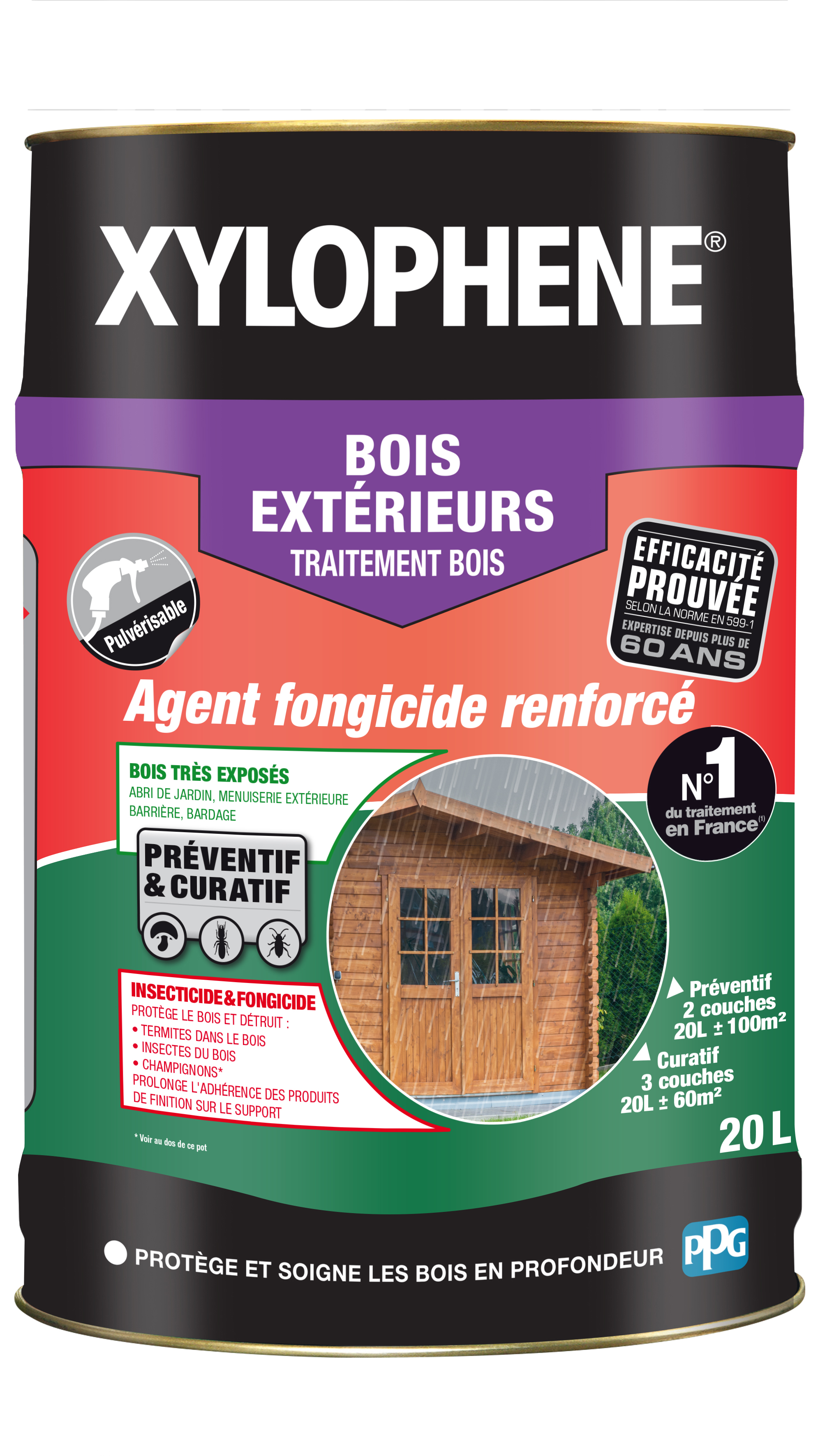 Xylophene traitement bois extérieurs 20l