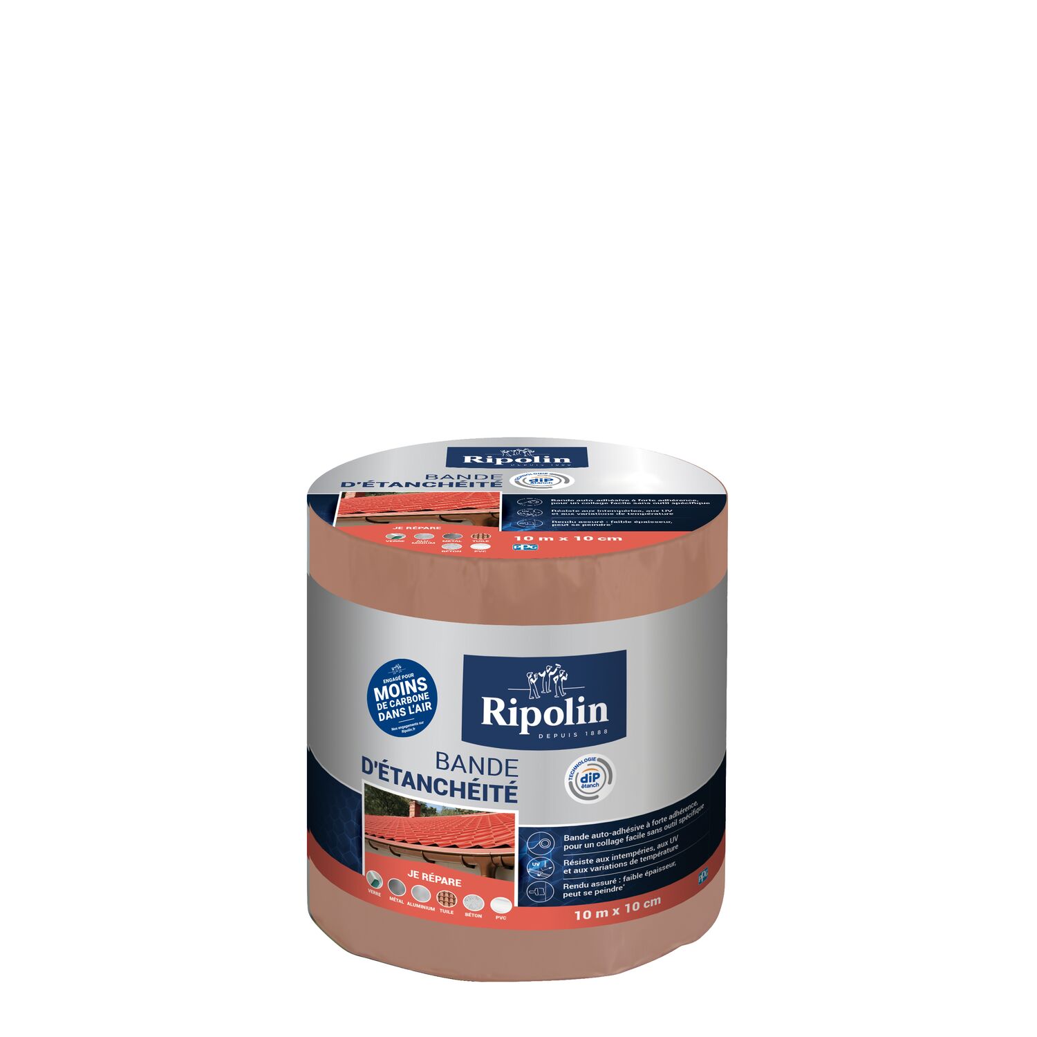 Bande Etancheite Terre Cuite 10Mx10cm - RIPOLIN