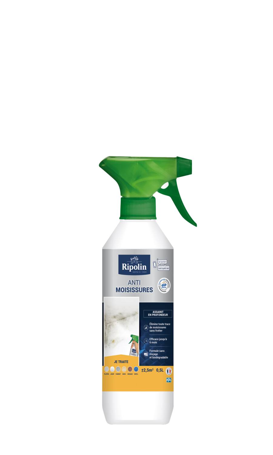 Anti-moisissures incolore 0,5 L - RIPOLIN