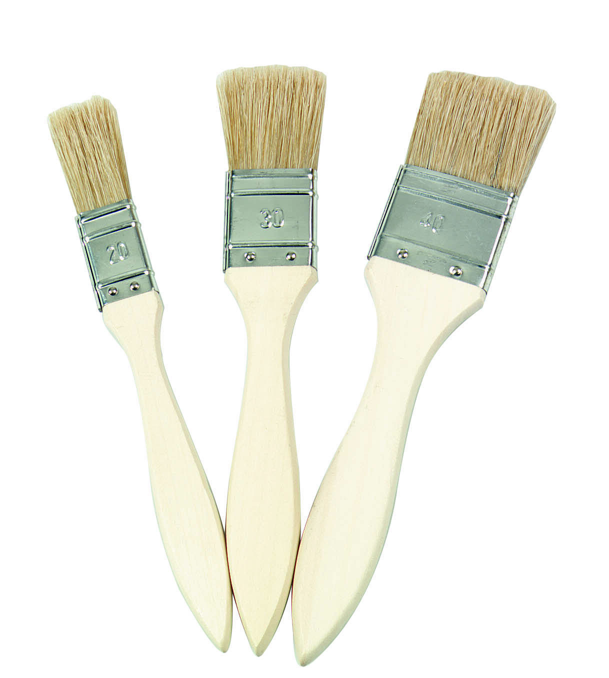3 Pinceaux Eco Soie 26x12x1cm 55gr - NESPOLI