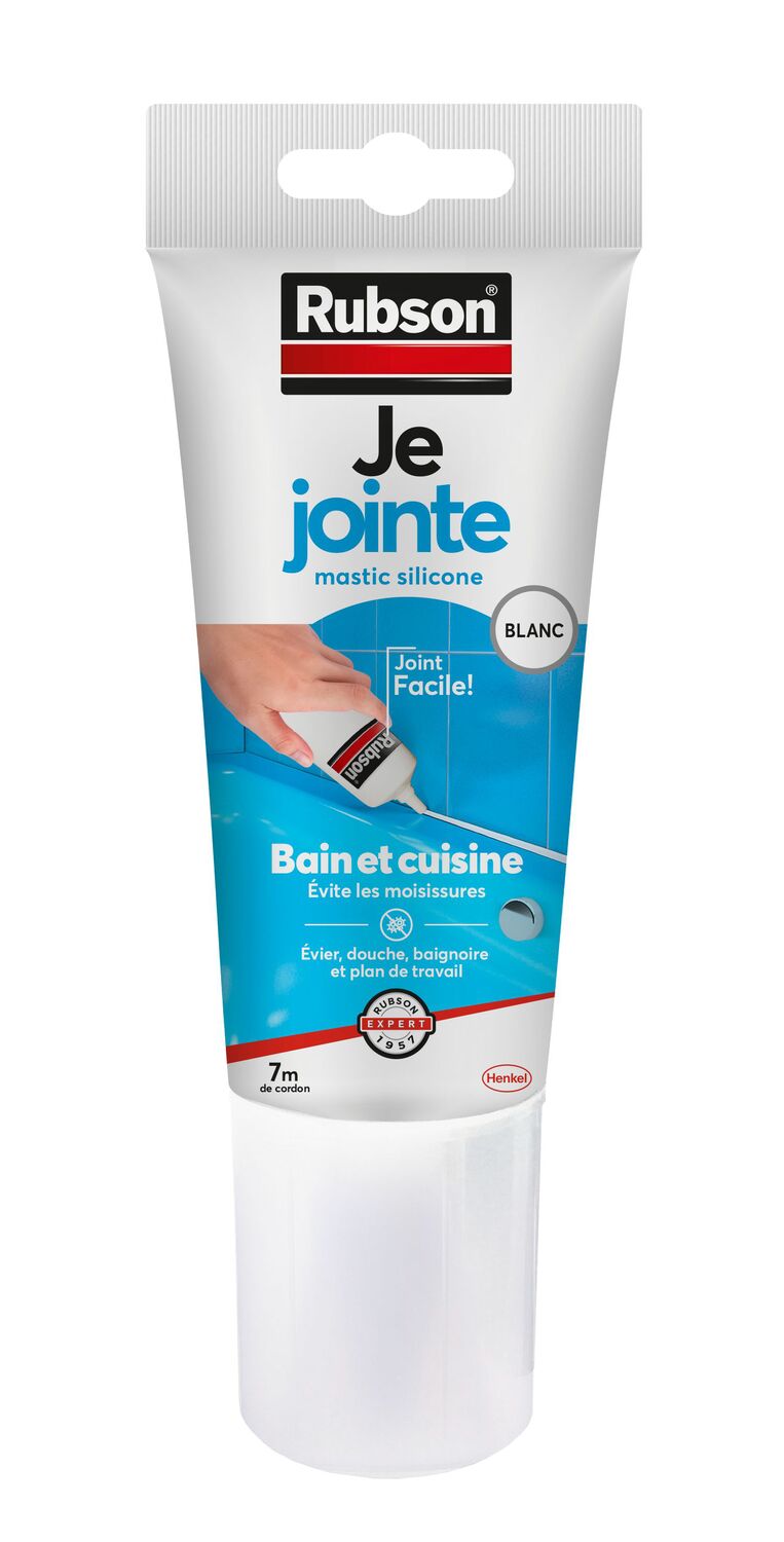 Mastic Blanc multimatériaux Bain&Cuisine 150ml - RUBSON
