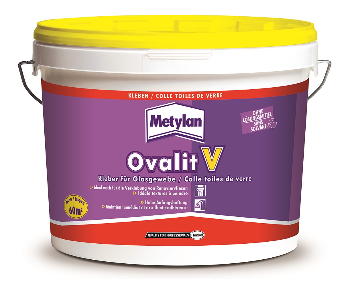 Colle Pâte Revêtement Muraux Ovalit V 10kg - METYLAN