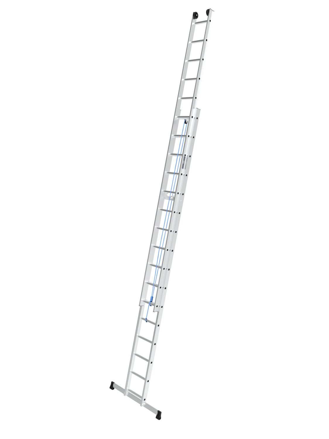 Échelle coulisse corde alu 2x16 4,49/7,60m PRO - ARTUB