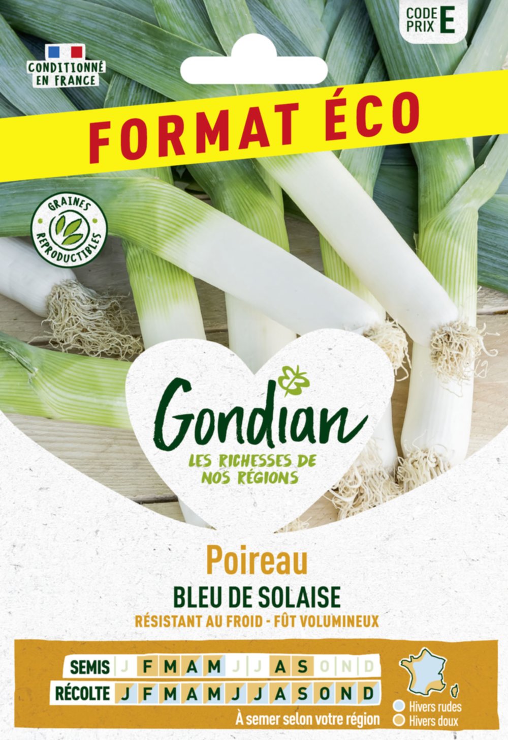 Poireau Bleu de Solaise - GONDIAN