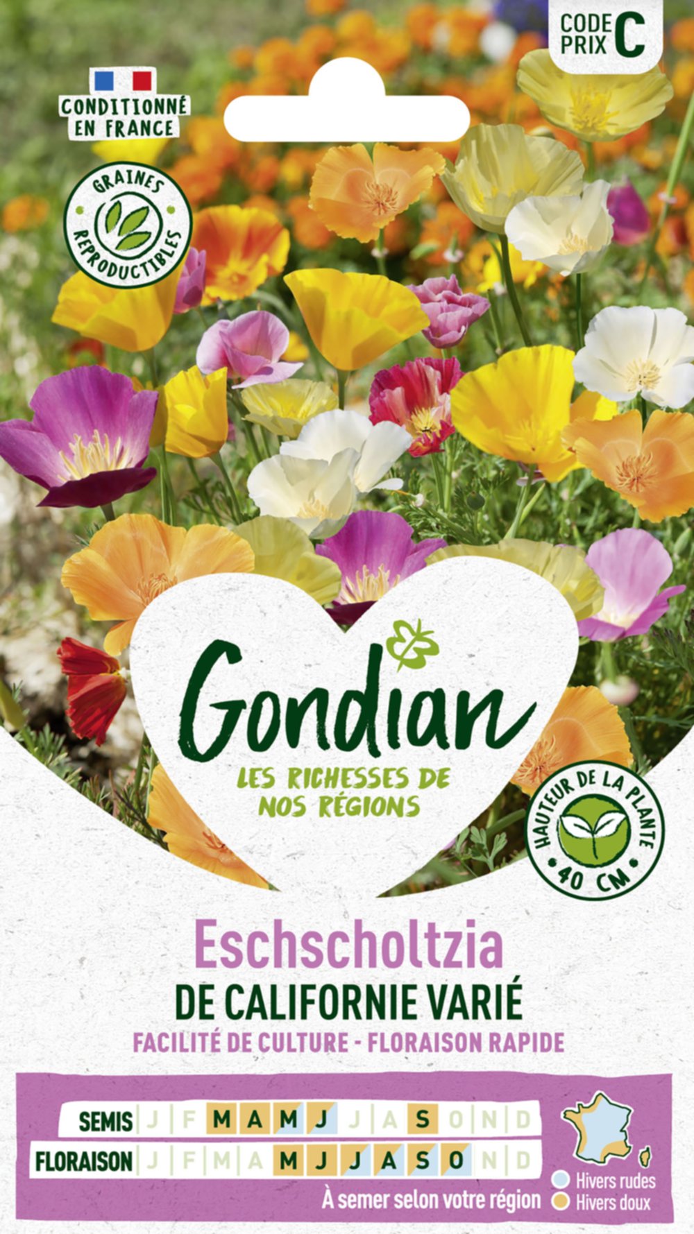 Eschscholtzia de Californie Varié - GONDIAN