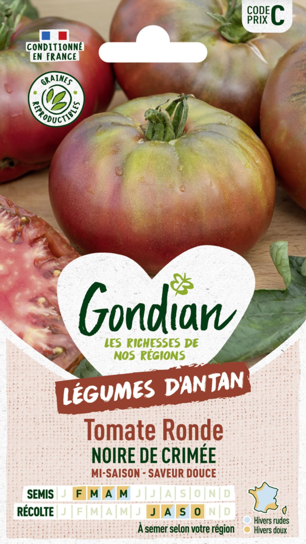 Tomate Noire de Crimée - GONDIAN