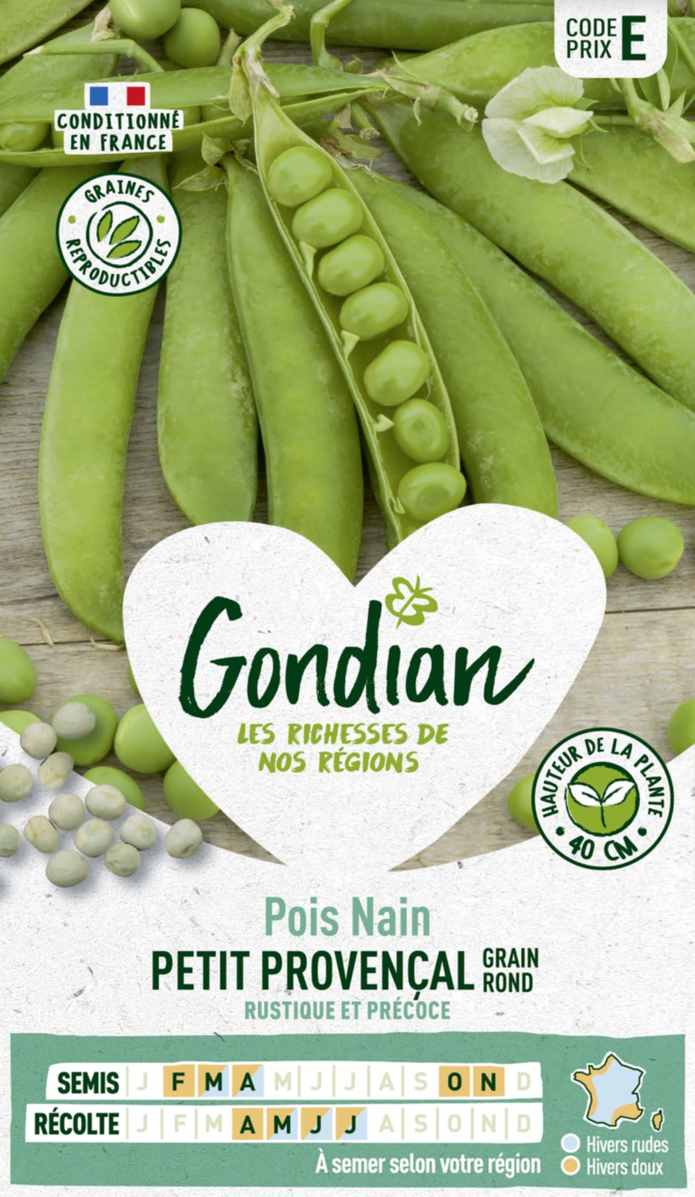 Pois Petit Provençal - GONDIAN