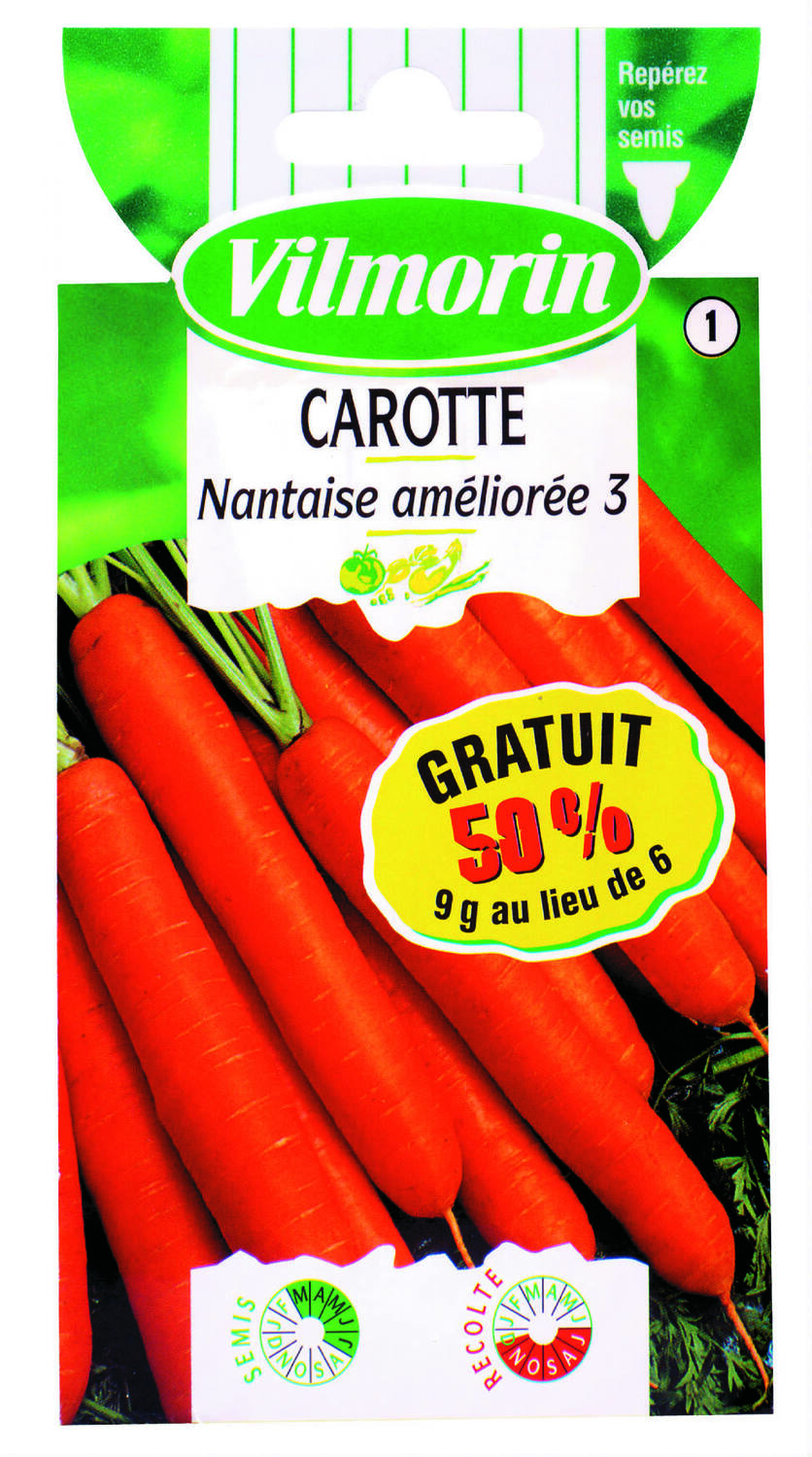 graines de carotte nantaise  - VILMORIN