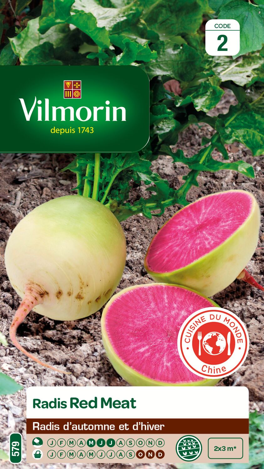 Graines Radis Red Meat - VILMORIN