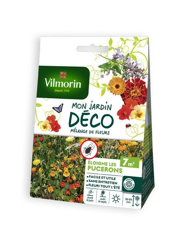 Graines Mélange Fleurs Éloigne Pucerons 7m² - VILMORIN