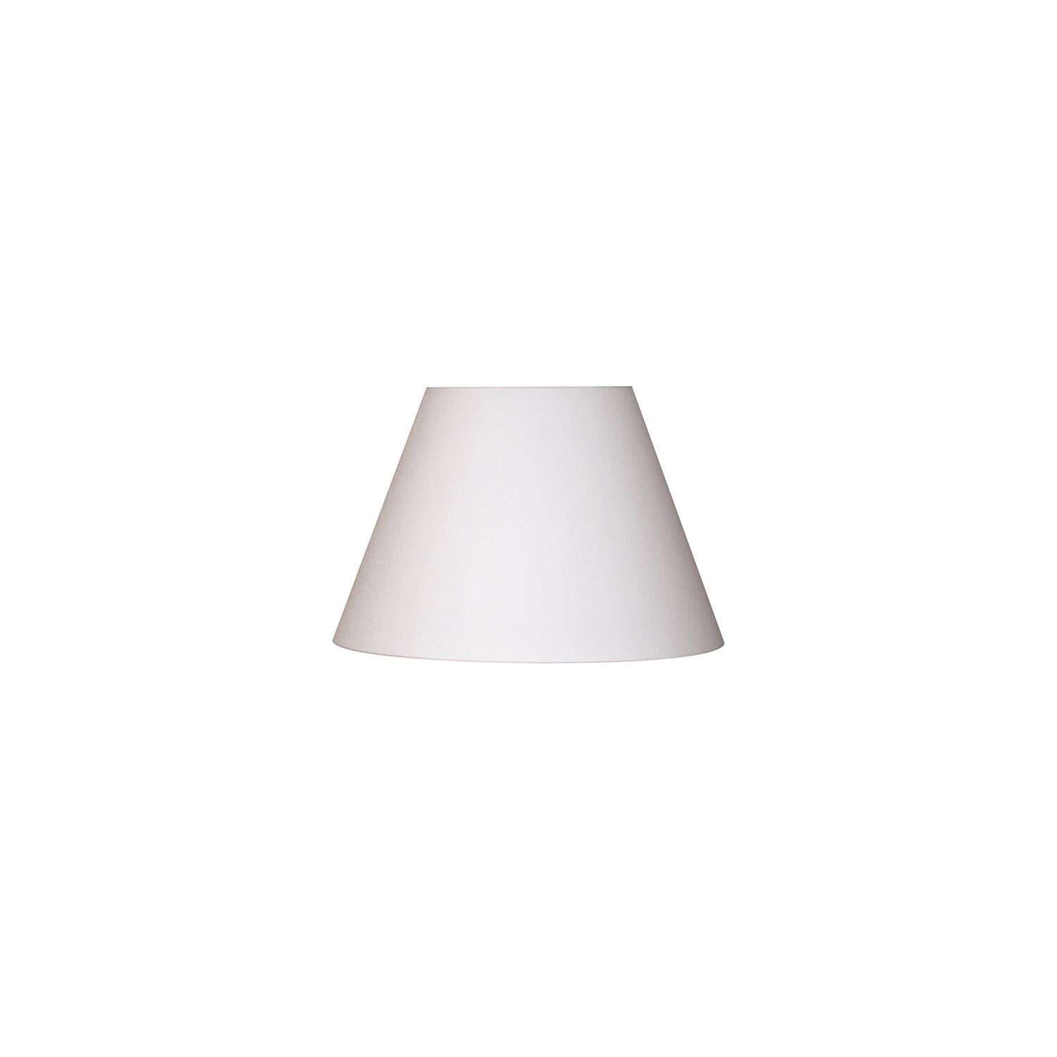 Abat-jour toiline forme empire Ø19 blanc cassé