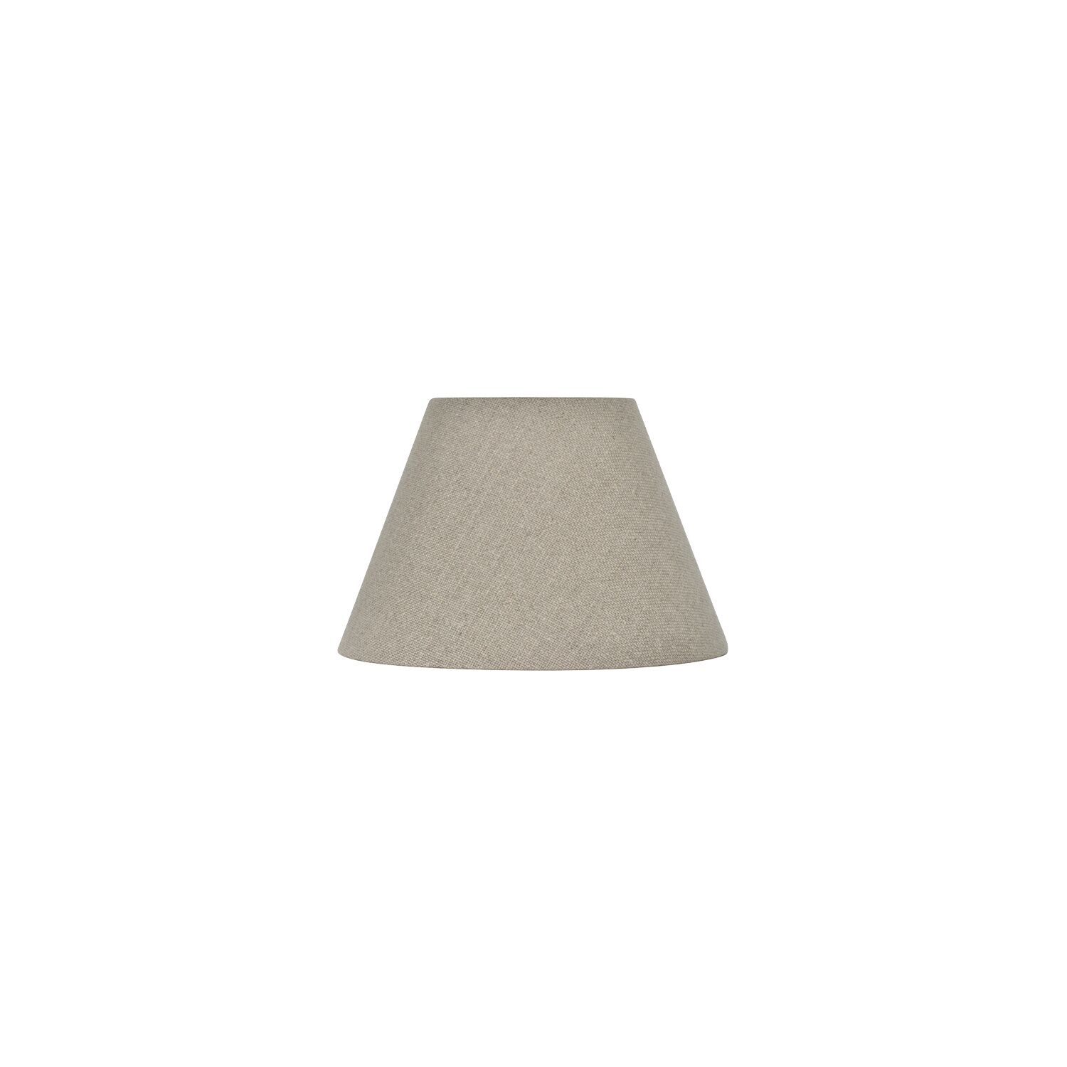 Abat-jour forme conique 19 ppo toile de jute