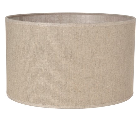 Abat-jour toile de jute cylindre d40cm