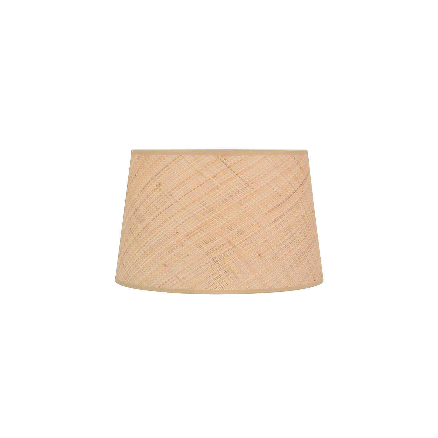 Abat-jour raphia tambour naturel FAA E27 Ø30cm - COREP