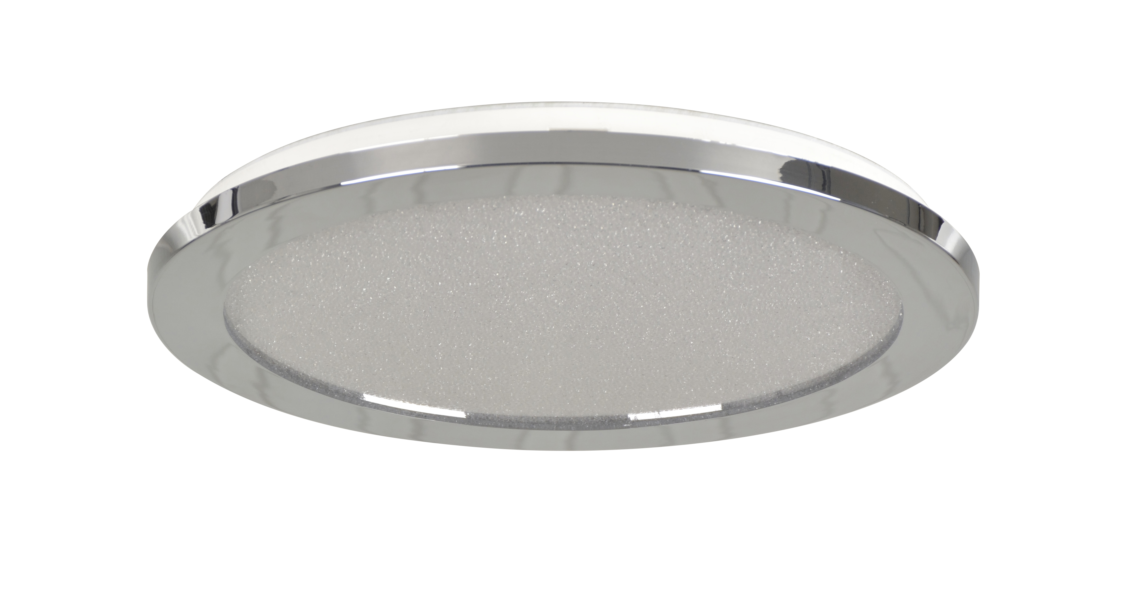 Plafonnier métal chrome ublo d30cm - COREP