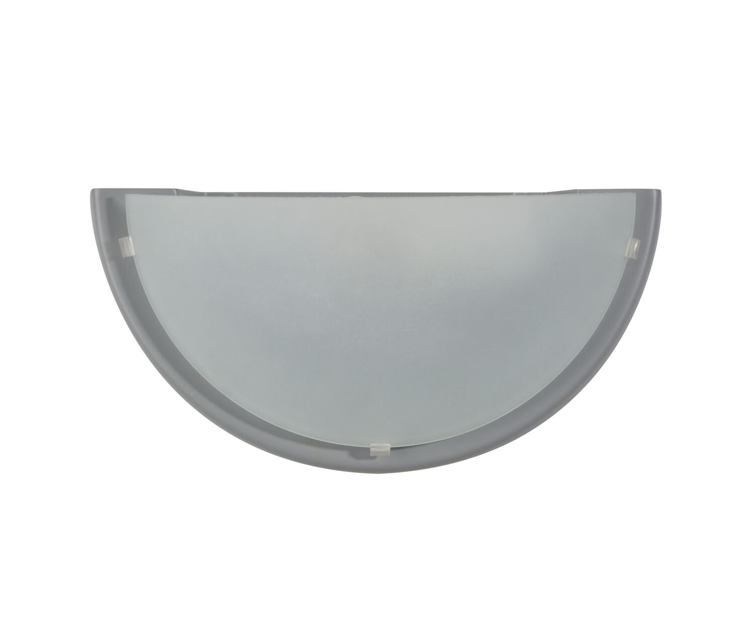 Applique verre gris bianca