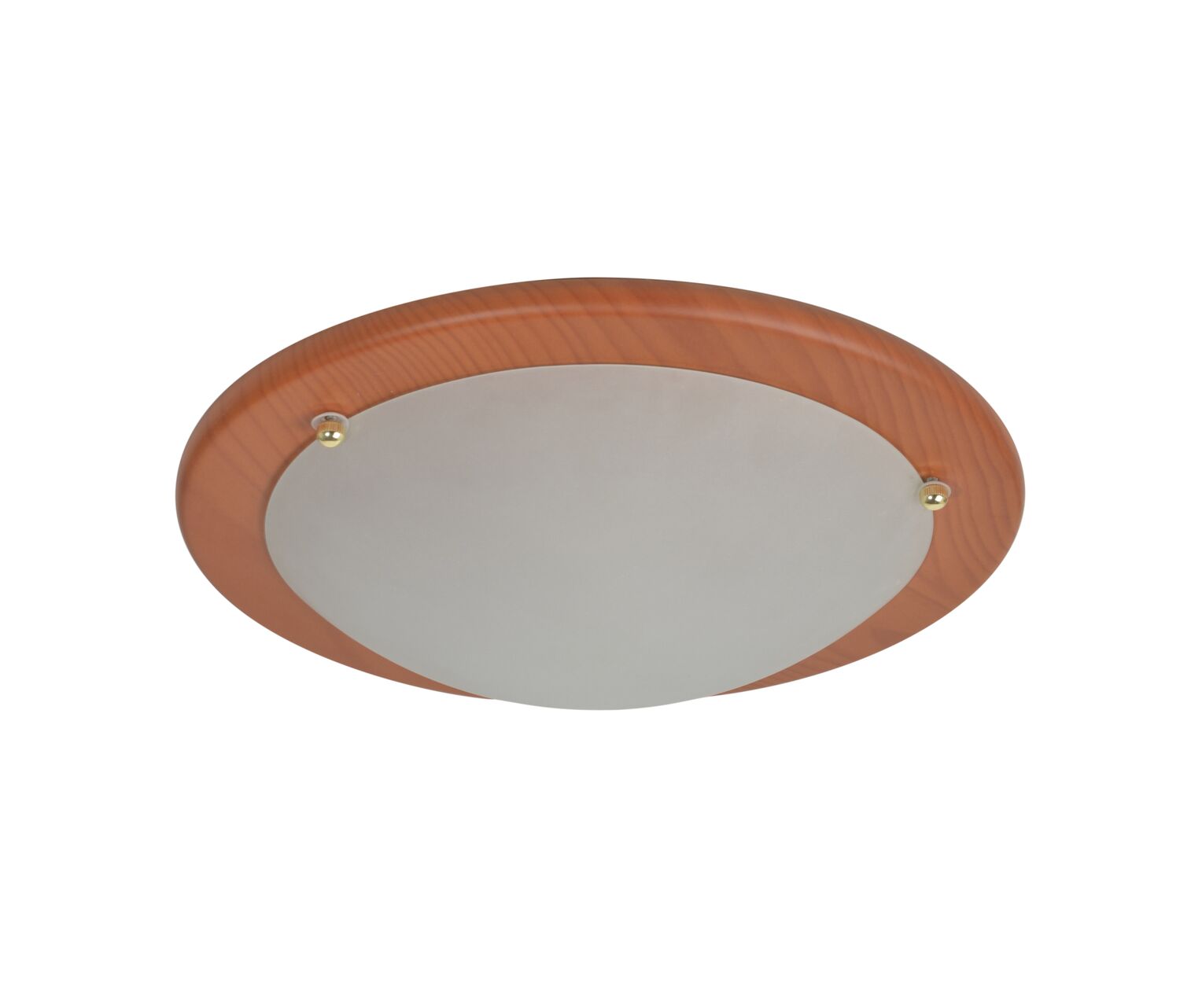 Applique/plafonnier verre acajou ezio d31cm