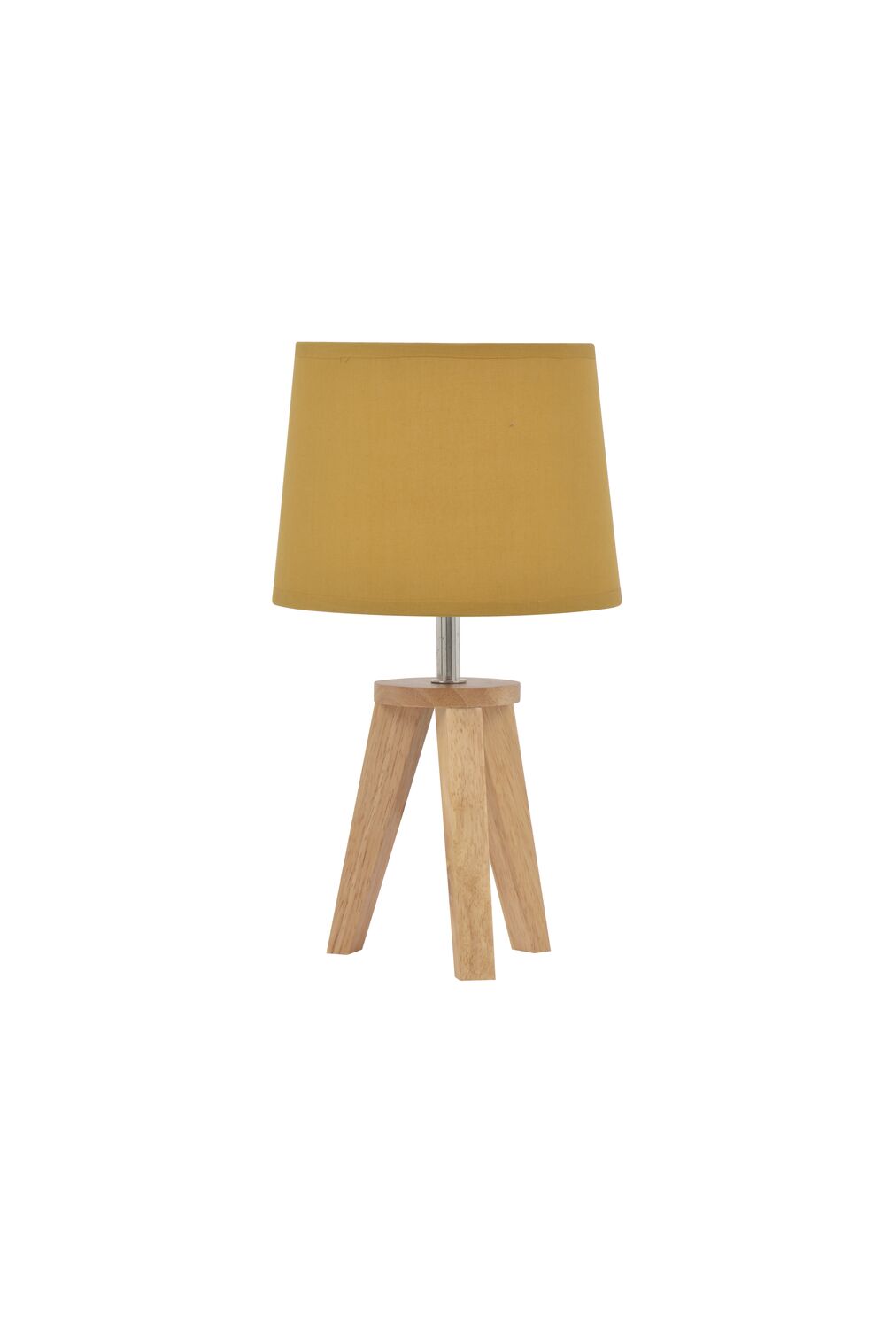 Lampe Yoga moutarde bois FSC H.33cm - COREP