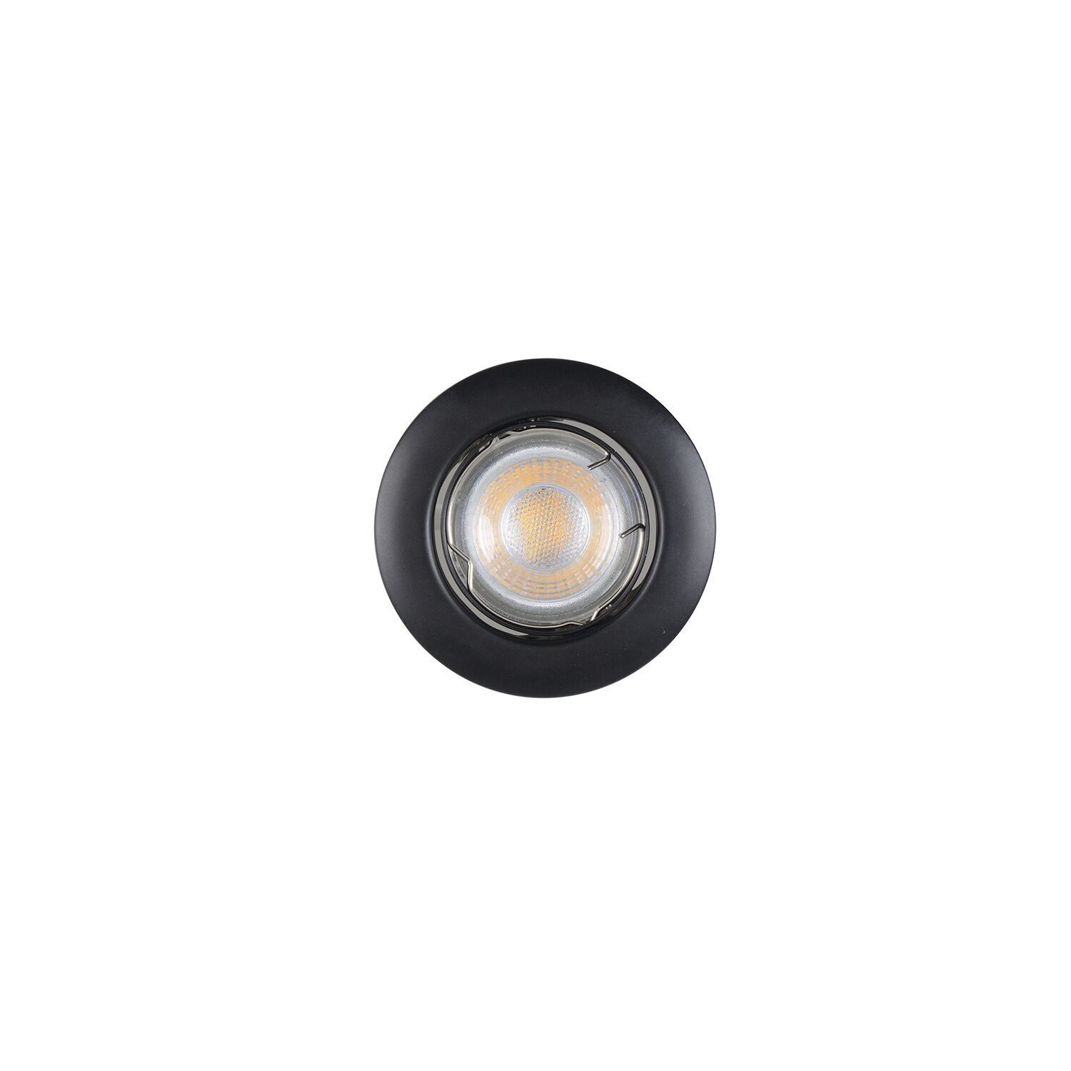 Spot encastré fixe métal noir BONN D8,5cm Corep