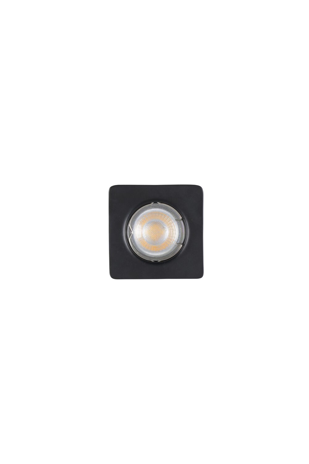 Spot encastré fixe métal noir BERNE L8,3cm Corep