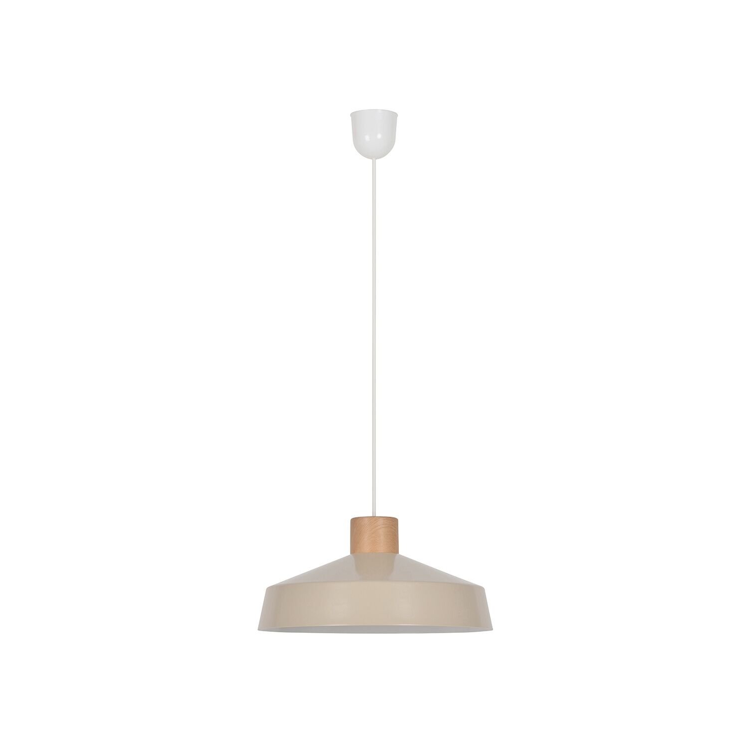 Suspension Helsinki métal peint mat D32 crème – COREP