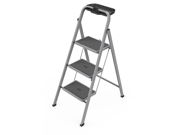 Marchepied Artuplat 2 marches Brico Gris + Porte-outil - ARTUB