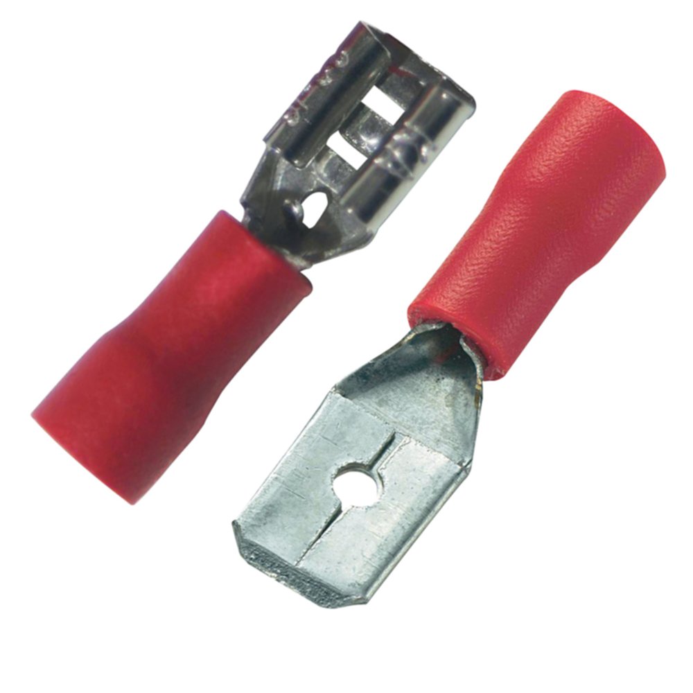 Cosse pré isolée 10m 10f rouge