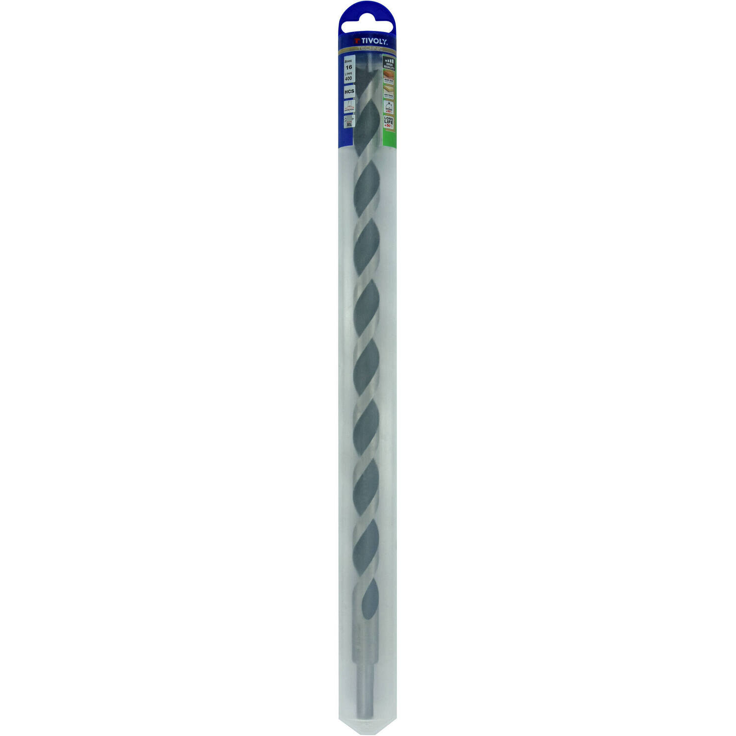 Foret bois 3 pointes Ø16 x 400 mm - TIVOLY