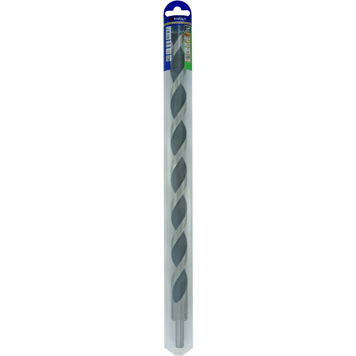 Foret bois 3 pointes Ø20 x 400 mm - TIVOLY