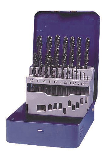 Coffret 19 Forets hss laminé cylindrique court ø1-10mm