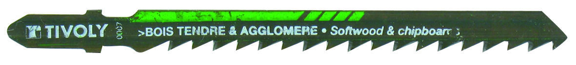 Lame scie sauteuse l75 courbe bois tendre & agglo