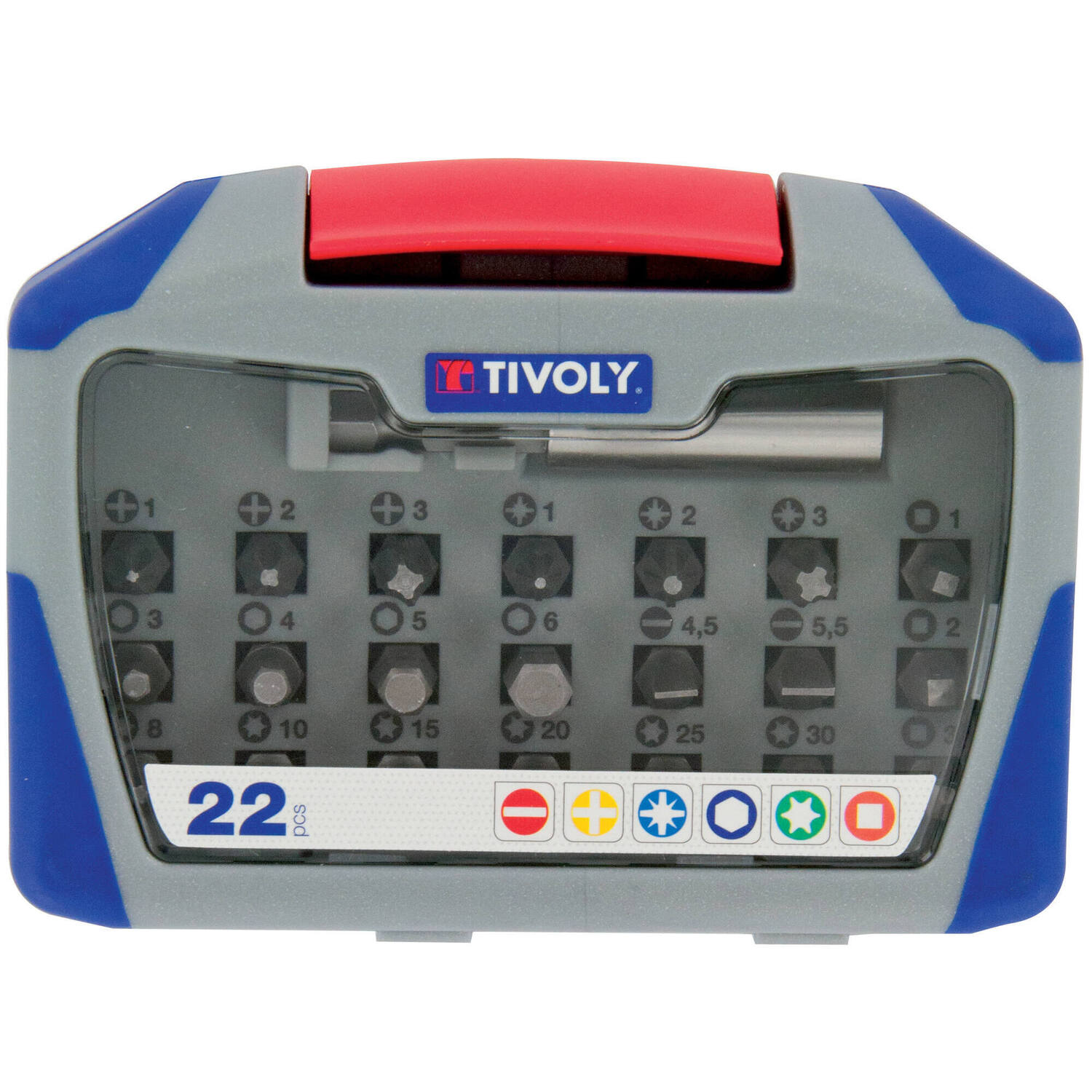 Coffret 22 embouts + porte embout - TIVOLY