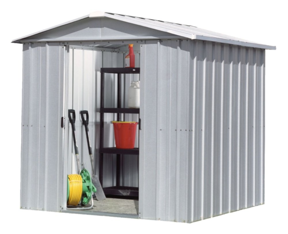 Abri de jardin métal gris 4.38 m² - YARDMASTER