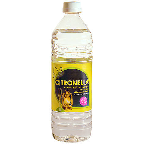 HUILE CITRONELLA 1 LITRE POUR TORCHE DE JARDIN