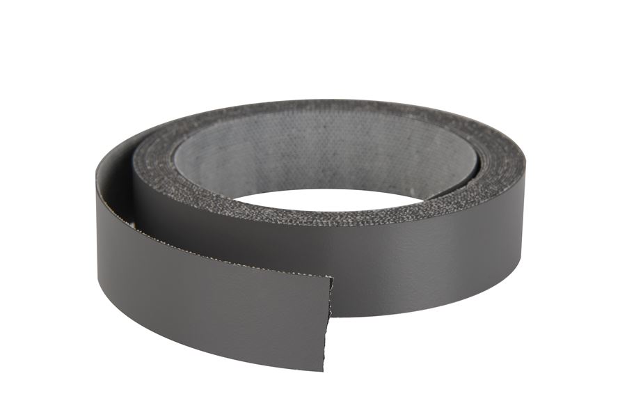 Chant mélaminé th 23mm 5ml gris anthracite ombre 