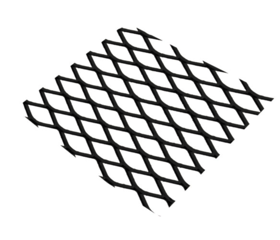 Métal déployé alu anodisé 22 x 10 x 2,2 500 x 250 mm - CQFD