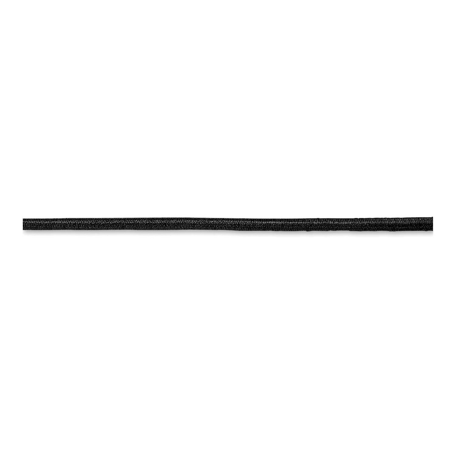 Sandow noir gaine tressée D.8mm L.80m