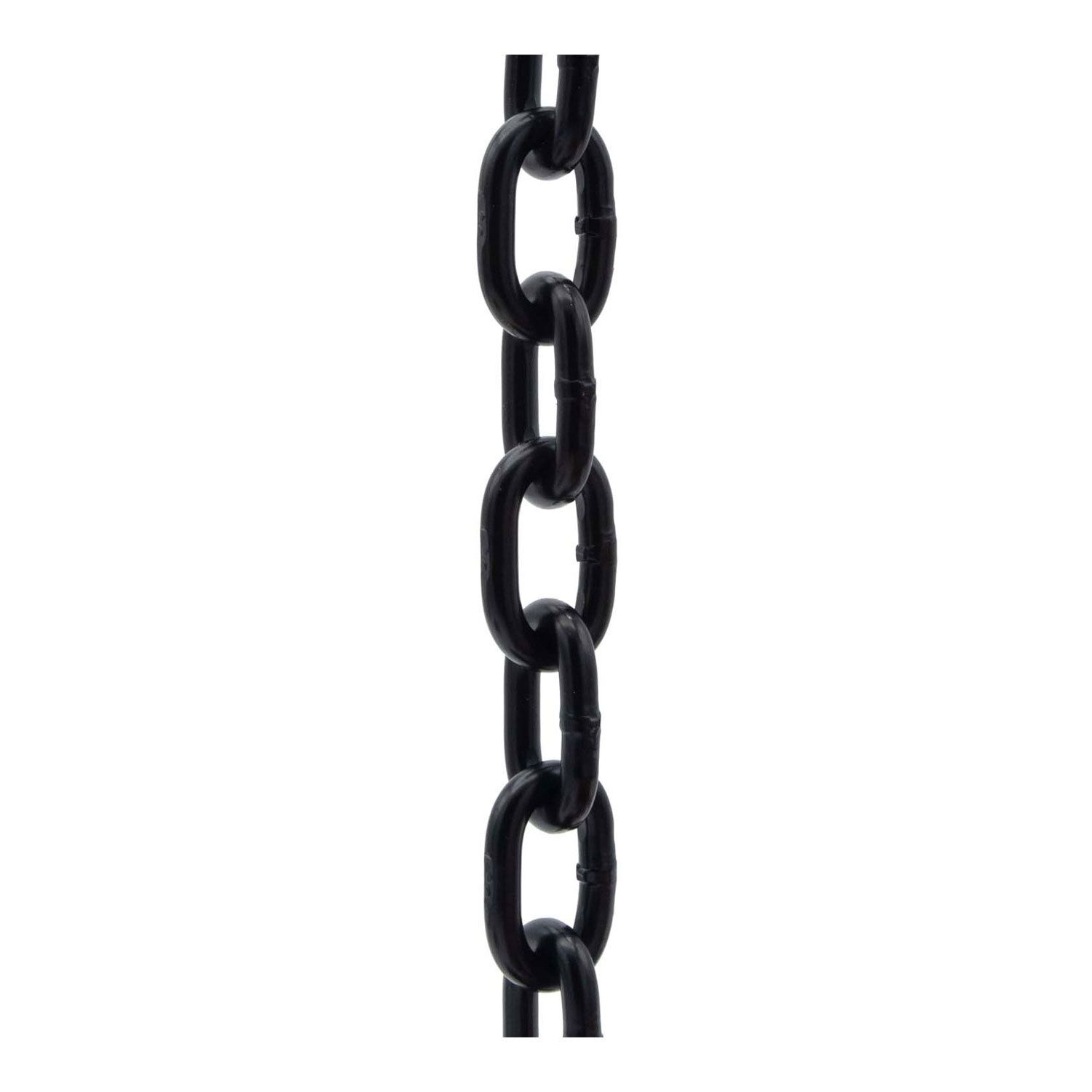 Chaine droite soudée acier zingué Ø5mmxL.1,5m noir - CHAPUIS