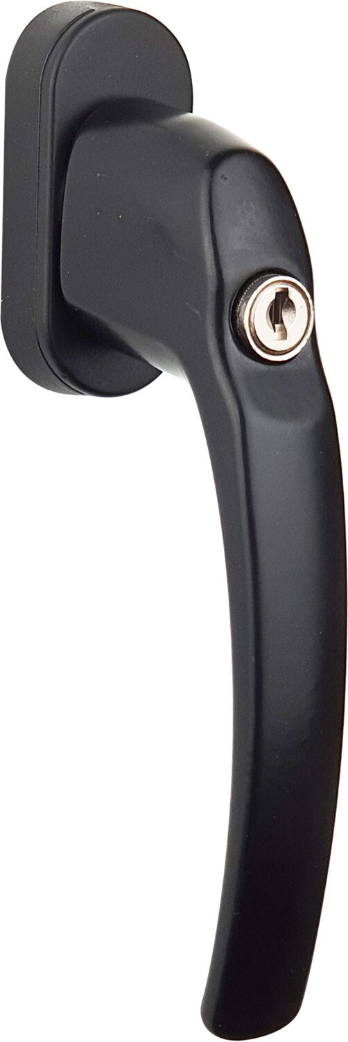 Poignée fenêtre + clé classique gris alu - ALPERTEC