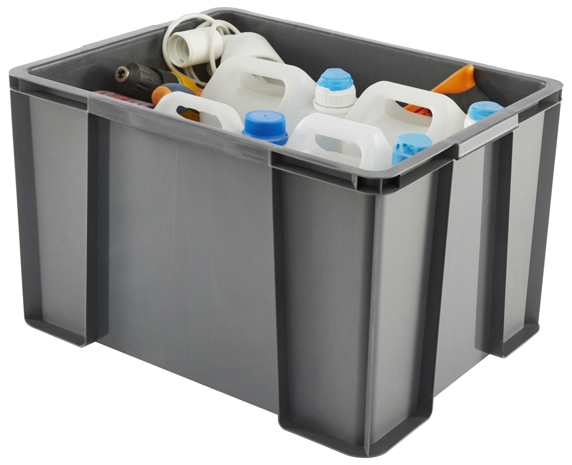 Bac de rangement Masterboc 45L gris - SUNDIS