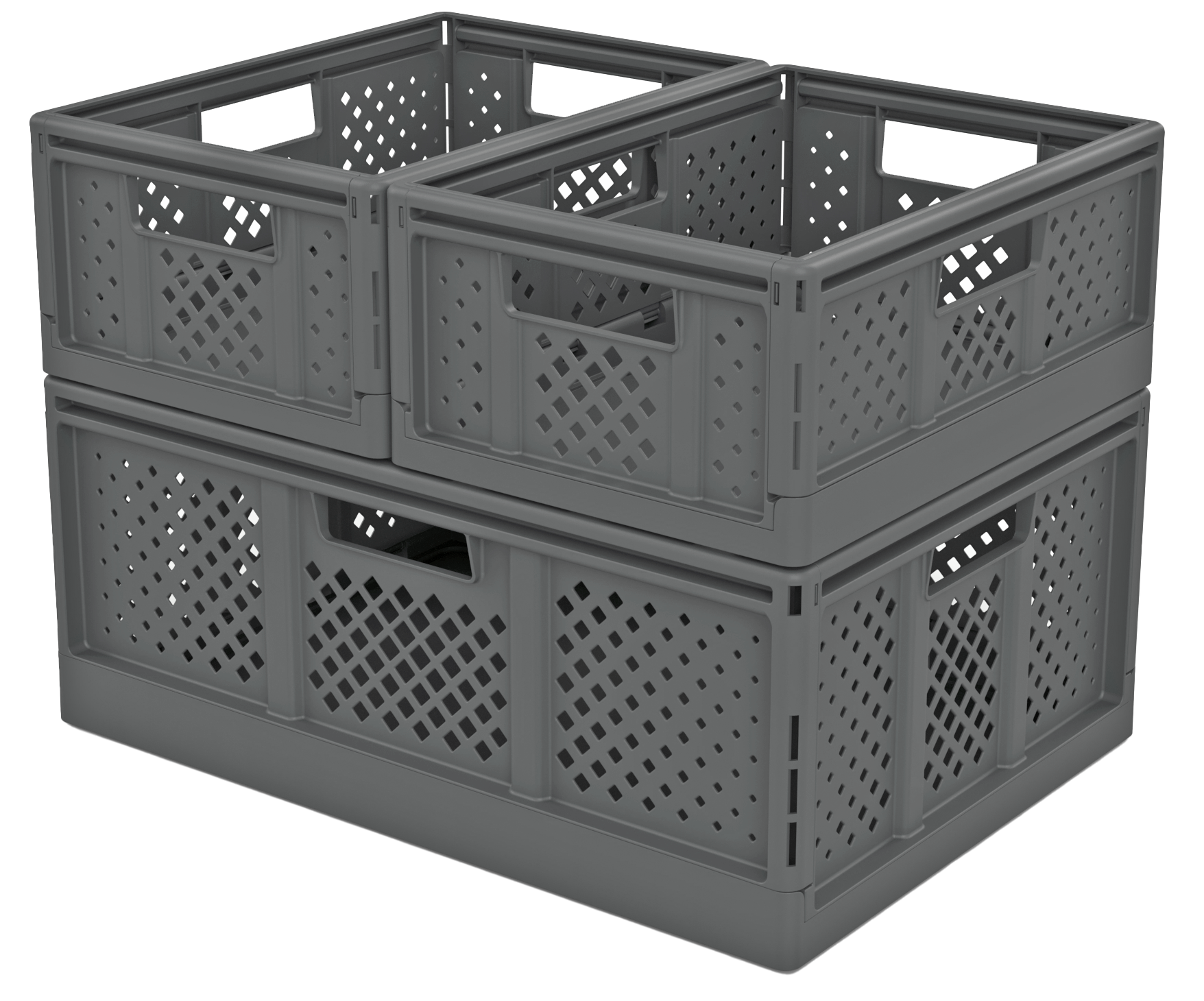 Casier fold’n store 40 l gris