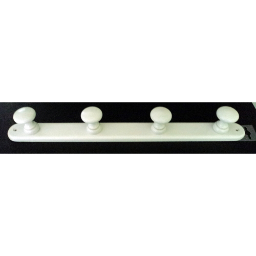 Porte-manteau Modèle éco. 4 têtes blanc