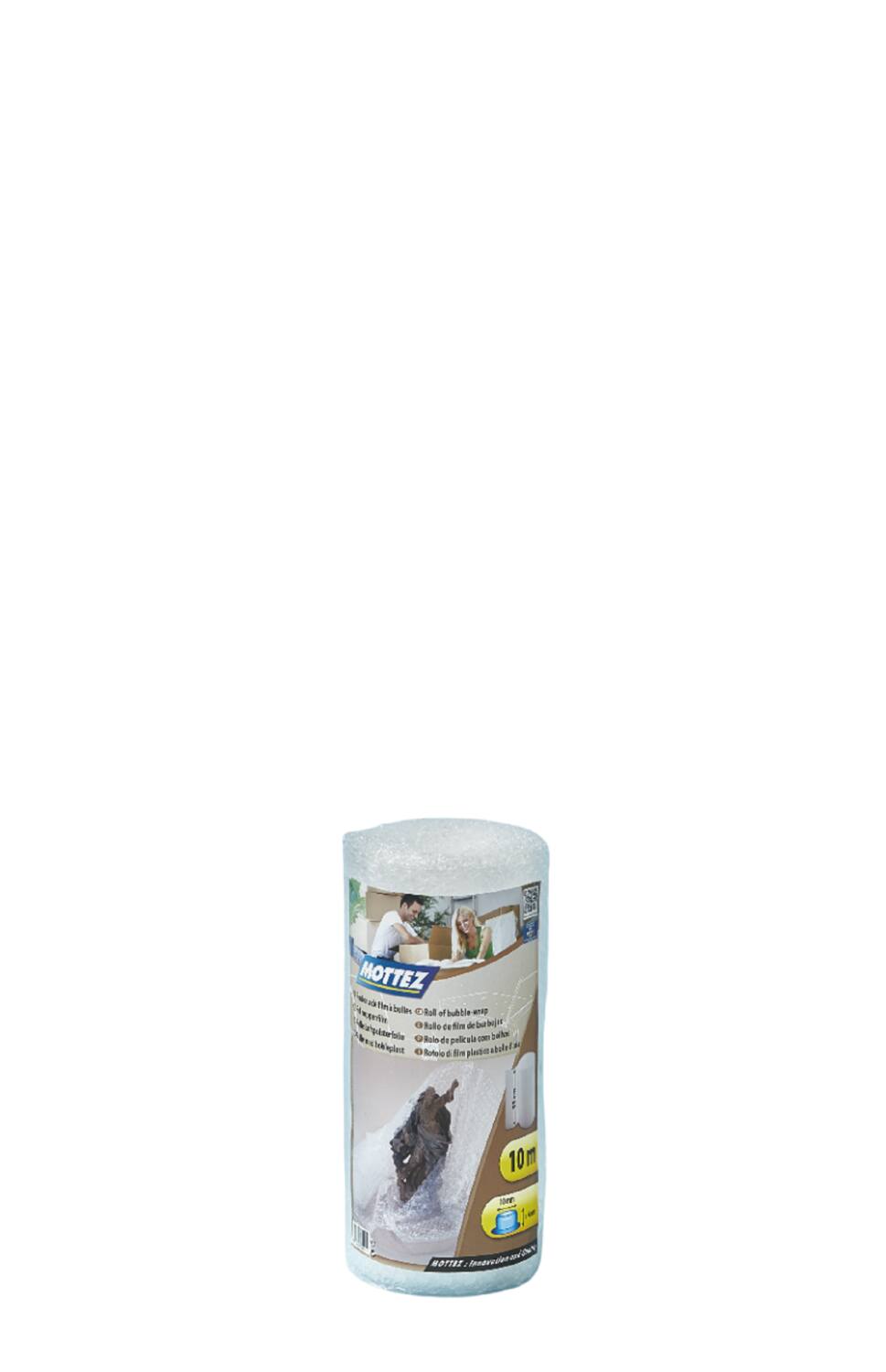 Rouleau de film bulles 10 m x 33 cm- MOTTEZ