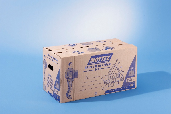 Carton de déménagement 54L L60xl30xH30cm 20kg - MOTTEZ