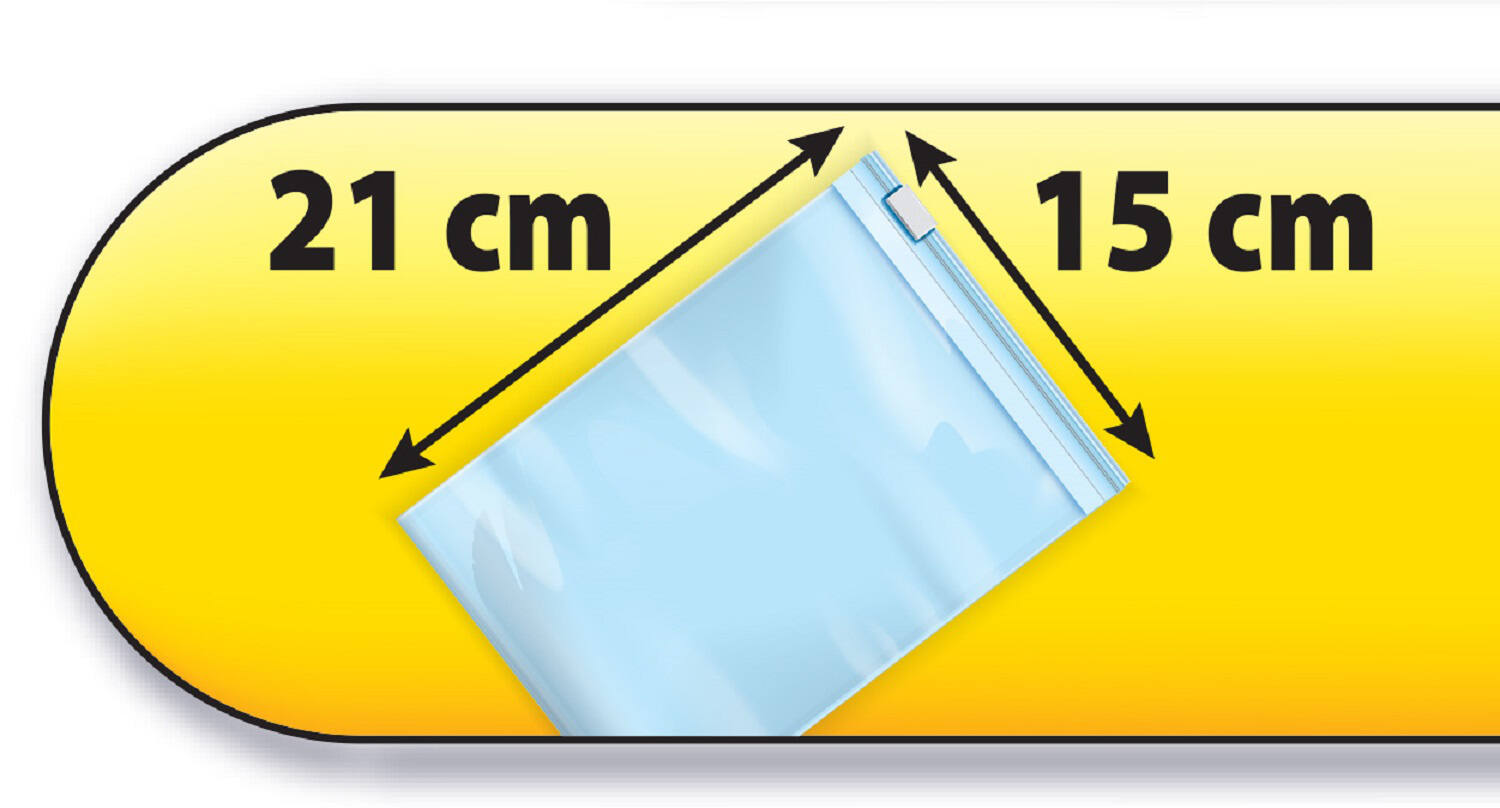 Set de 10 sachets plastiques transparents 21 x 15 cm - MOTTEZ