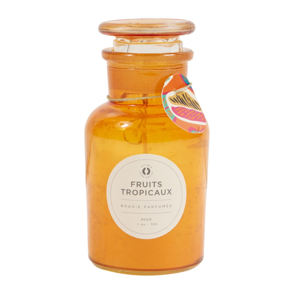 Bougie en pot parfumée Tropical S D5,5 x H11,5 cm - OSTARIA